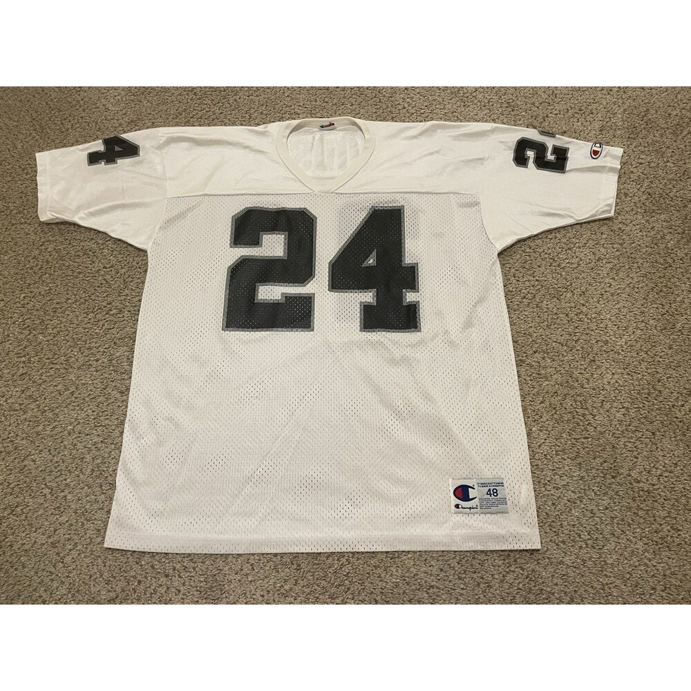 Rare Charles Woodson Oakland Raiders Champion NFL Football Jersey Mens Sz 48